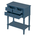 Console Table with 3 Storage Drawers and Bottom Shelf