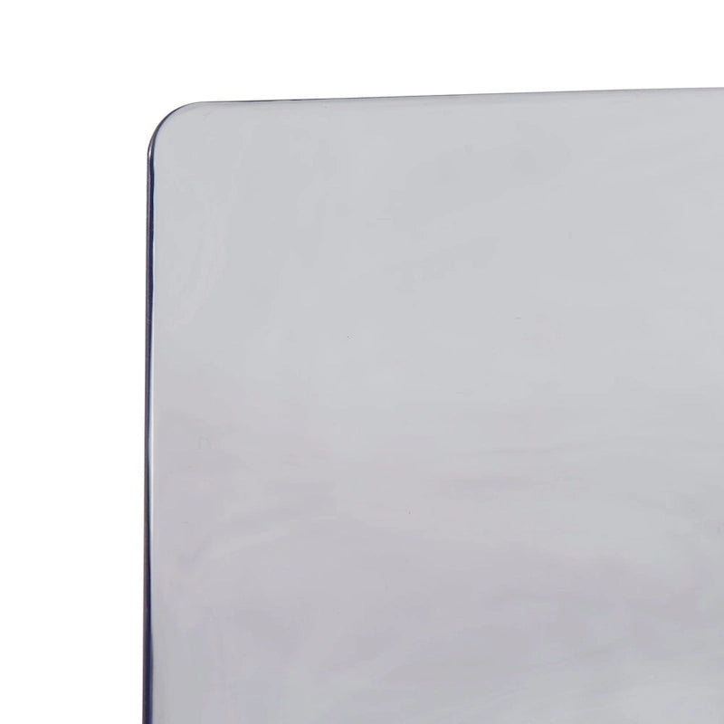 Chaise de salle à manger en acrylique avec pieds chromés Chaise d'appoint moderne Design vague d'eau