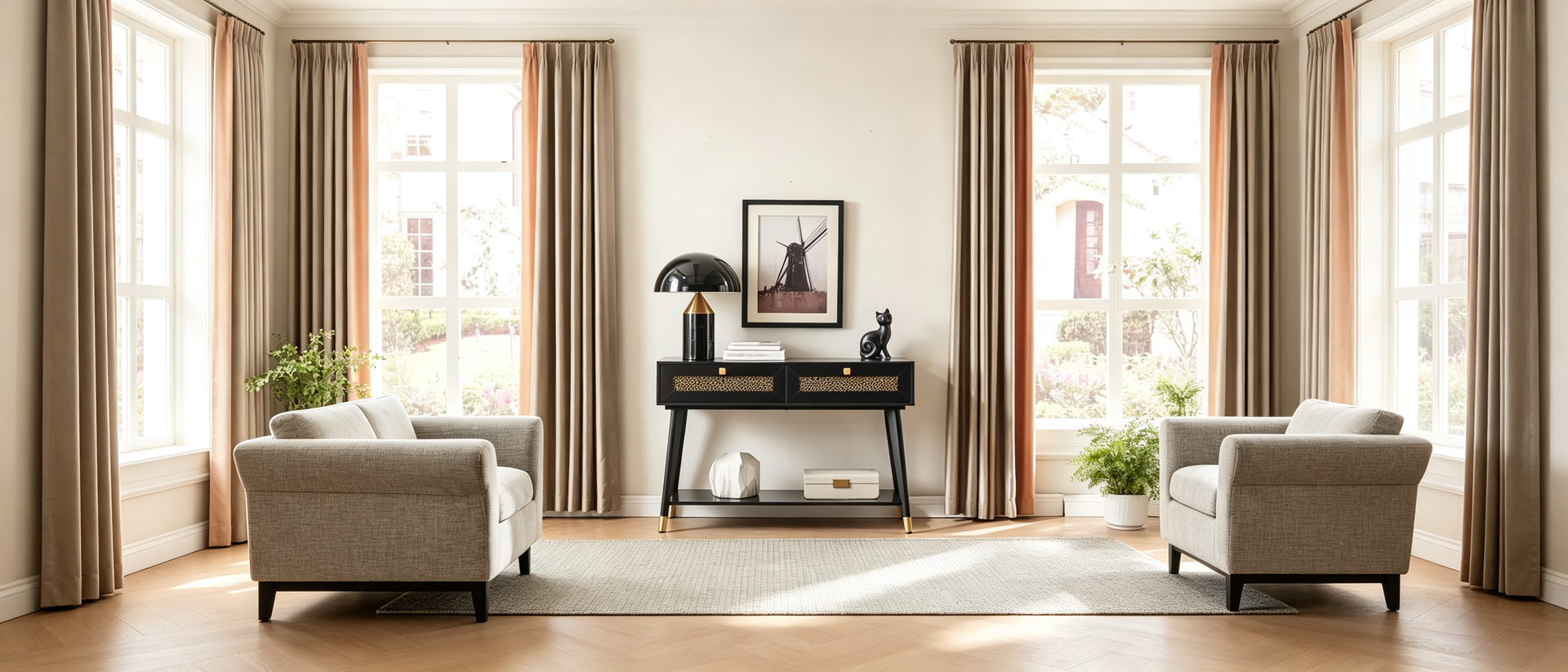 2-Drawer Console Table