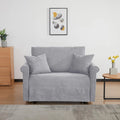 Fauteuil convertible en lit simple avec matelas pliant, rembourré et classique