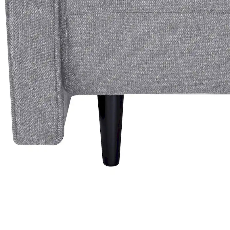 Fauteuil convertible en lit simple avec matelas pliant, rembourré et classique