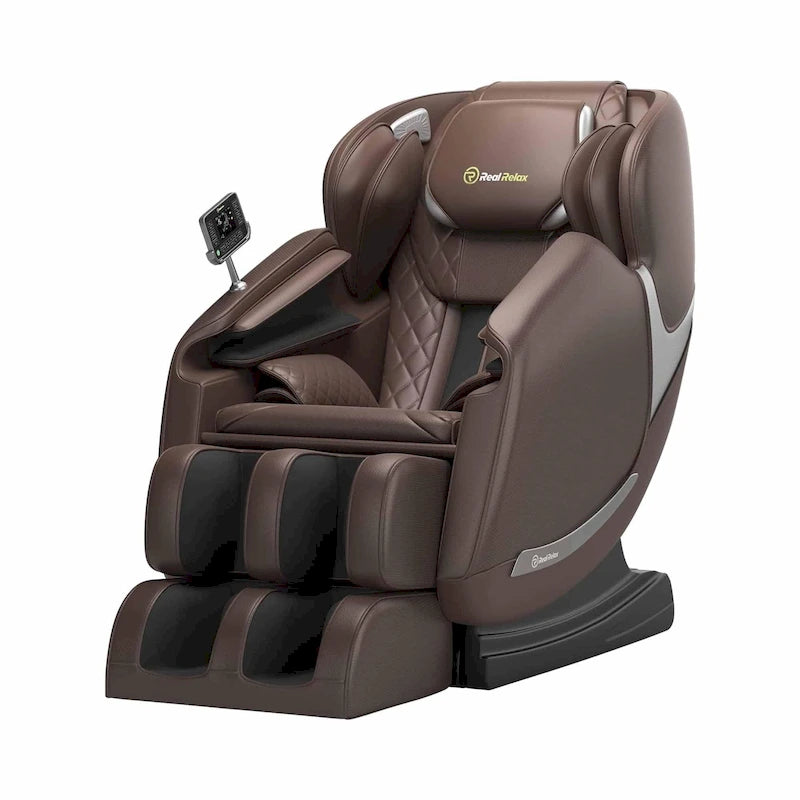 Fauteuil de massage corporel gravité zéro avec double rail en S