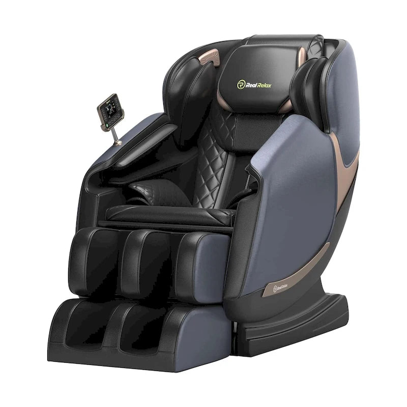 Fauteuil de massage corporel gravité zéro avec double rail en S
