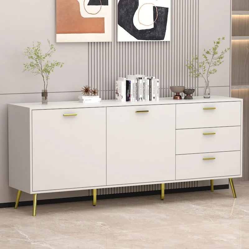 Buffet Bahut avec 3 Tiroirs et 2 Portes