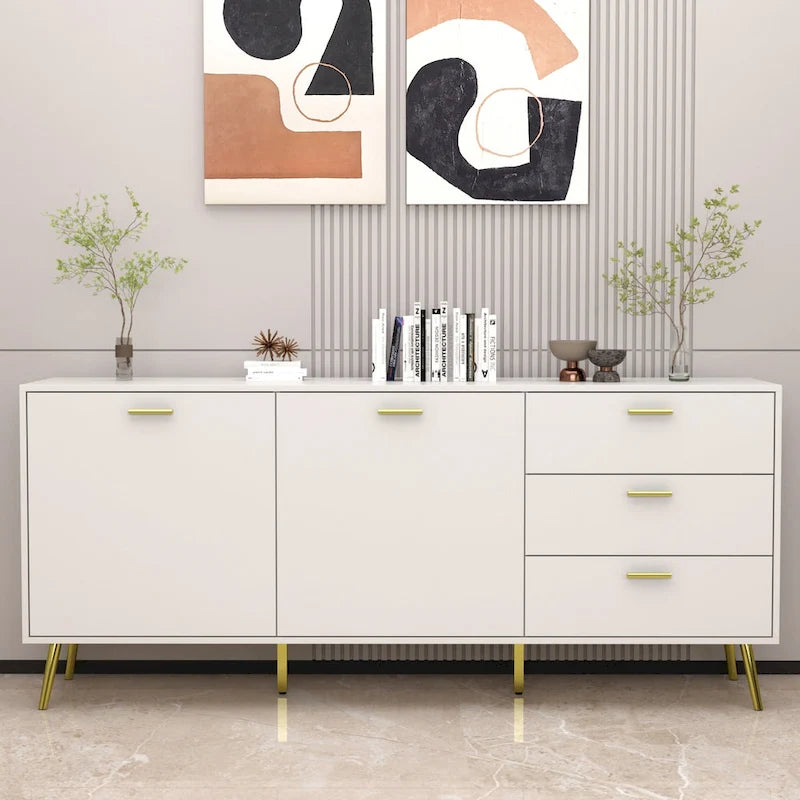 Buffet Bahut avec 3 Tiroirs et 2 Portes