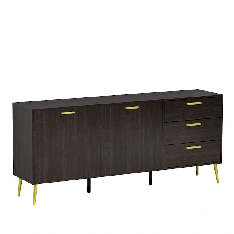 Buffet Bahut avec 3 Tiroirs et 2 Portes