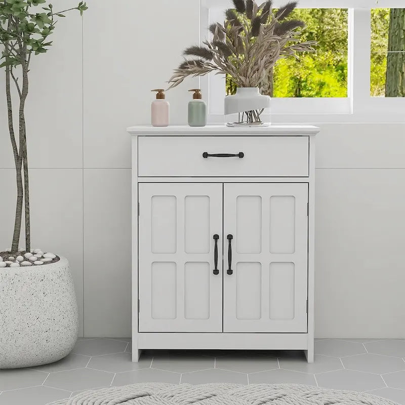 Meuble de rangement autoportant pour salle de bain