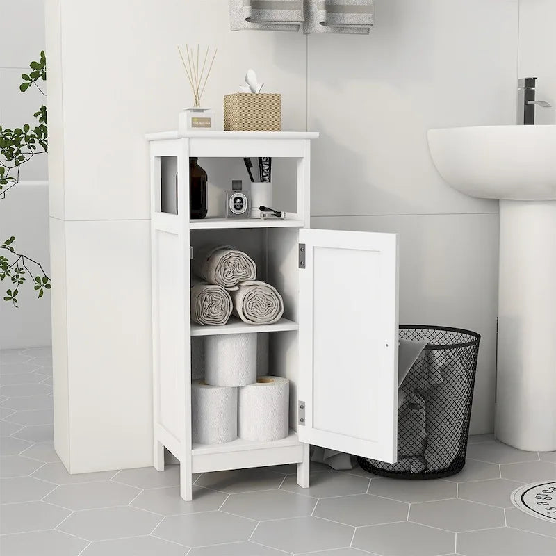 Meuble de rangement autoportant pour salle de bain