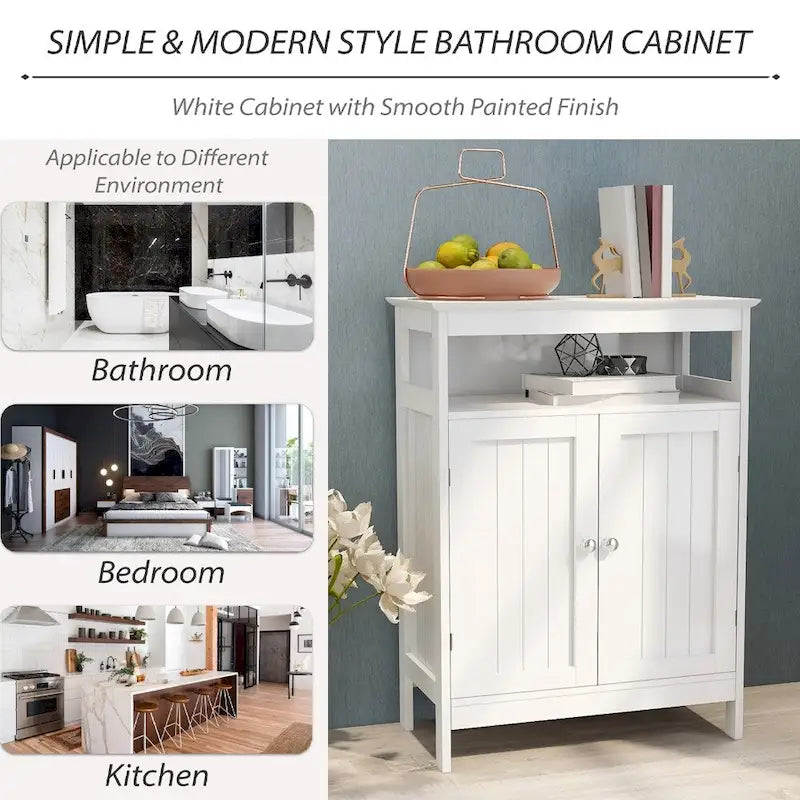 Meuble de rangement autoportant pour salle de bain