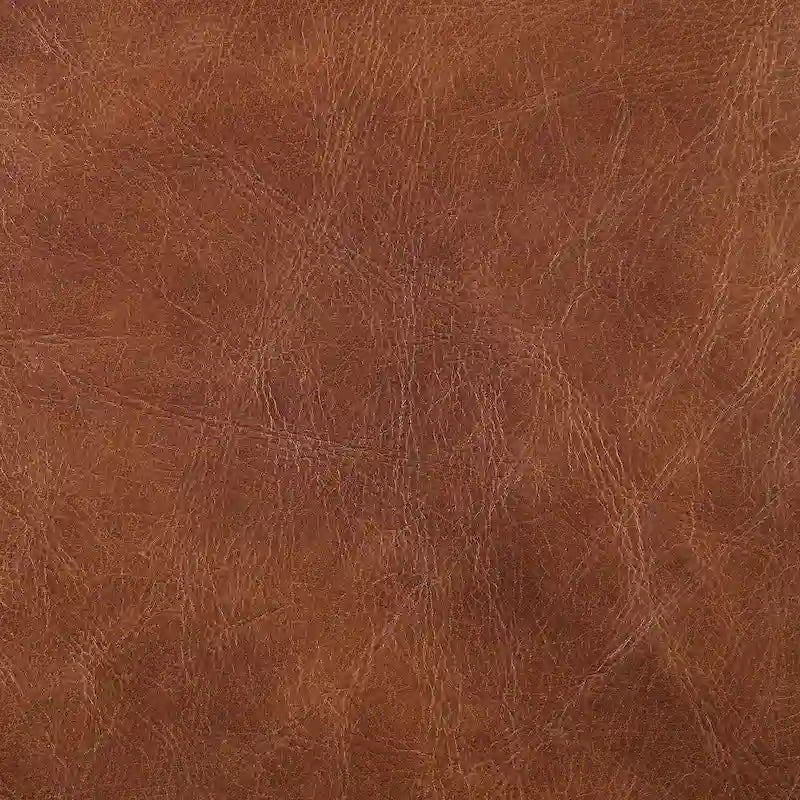 Fauteuil d'appoint en cuir véritable style moderne du milieu du siècle