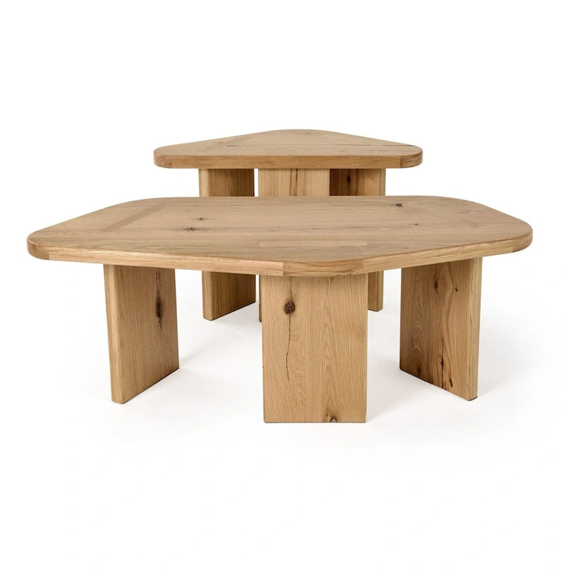 Table basse libre en bois naturel moderne