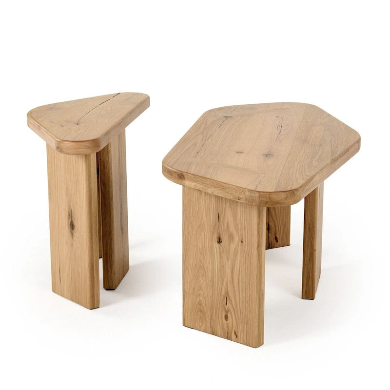 Table basse libre en bois naturel moderne