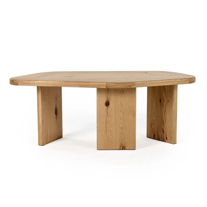 Table basse libre en bois naturel moderne