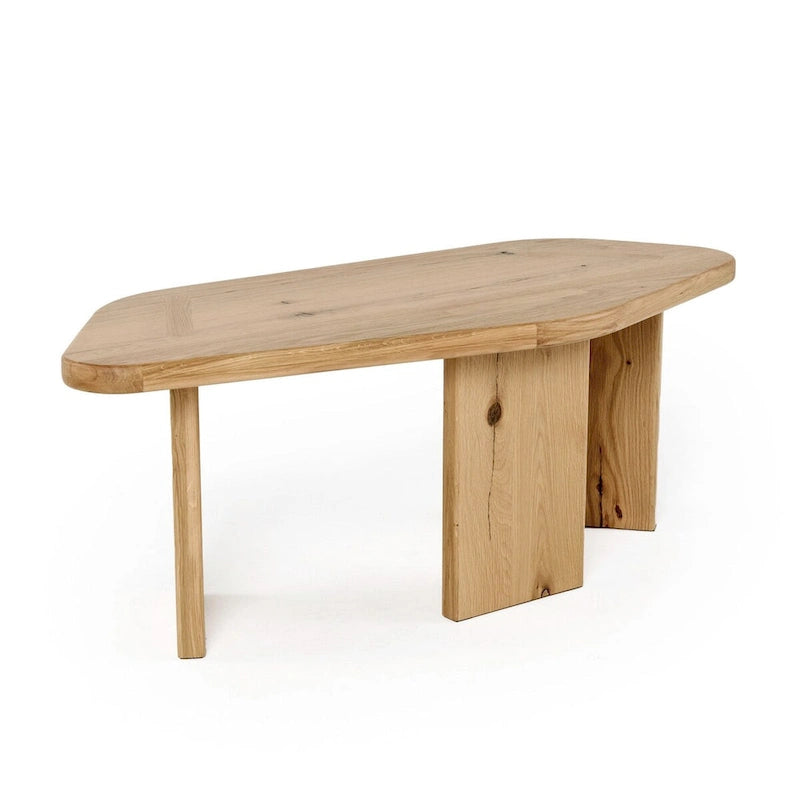Table basse libre en bois naturel moderne