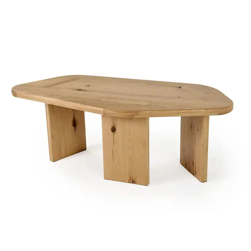 Table basse libre en bois naturel moderne