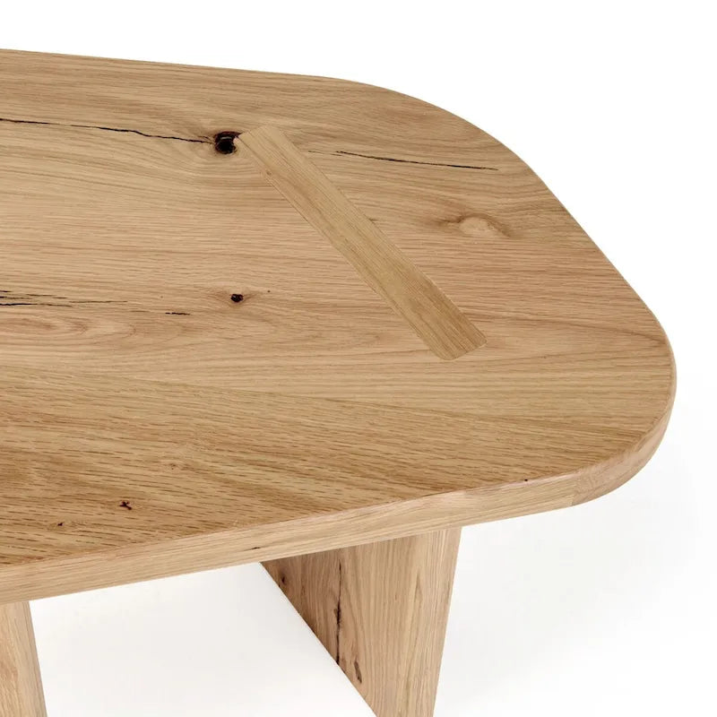 Table basse libre en bois naturel moderne
