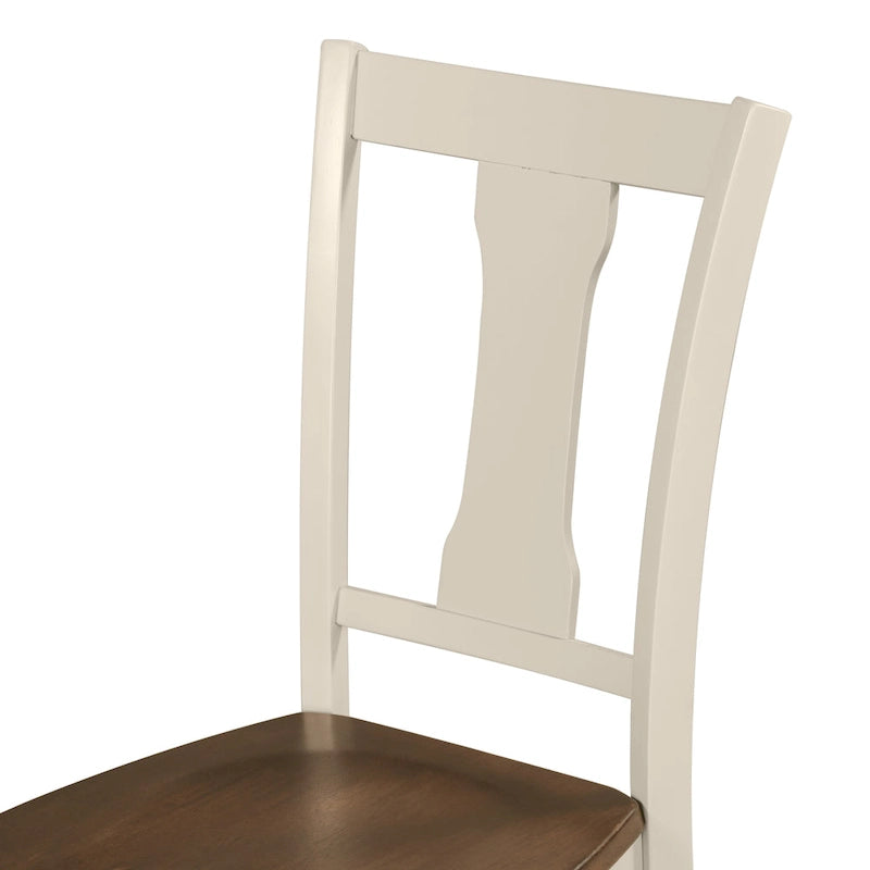 Table à manger rustique en bois de ferme avec finition vieillie