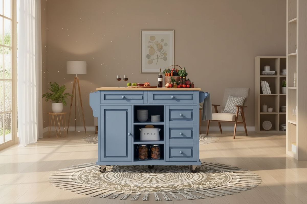 Rolling Kitchen Island Banner